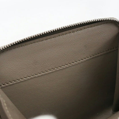 中古 フェンディ 二つ折り財布 二折財布 コンパクト レディース ブランド FENDI  ミディアム ウォレット 8M0407 グレー USDFE117131011