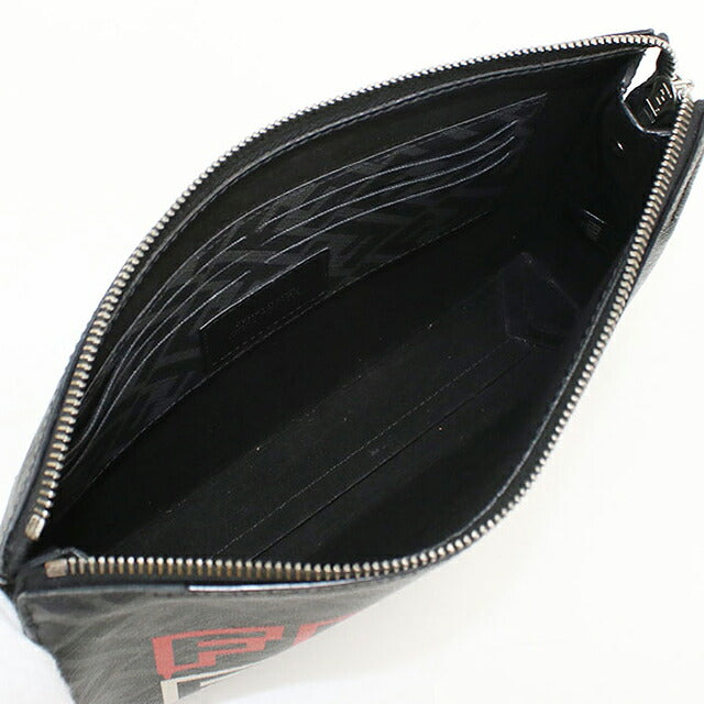 中古 フェンディ クラッチバッグ メンズ ブランド FENDI FFキャンバス