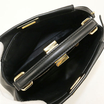 中古 フェンディ ハンドバッグ レディース ブランド FENDI ピーカブー 2WAY 8BN244 ブラック USDFE117361011