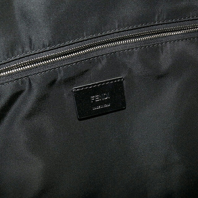 中古 フェンディ リュック メンズ ブランド FENDI FFジャガード バックパック 7VZ066 ブラック USDFE117362011