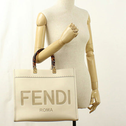 中古 フェンディ トートバッグ レディース ブランド FENDI  サンシャイン ミディアム 8BH386 ホワイト USDFE117487011