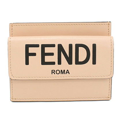 中古 フェンディ カードケース コンパクト レディース ブランド FENDI フェンディ ローマ  8M0423 ピンク USDFE117691011