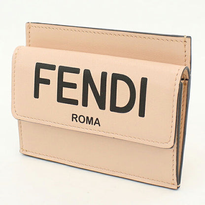 中古 フェンディ カードケース コンパクト レディース ブランド FENDI フェンディ ローマ  8M0423 ピンク USDFE117691011