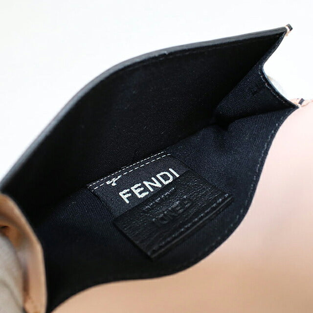 中古 フェンディ カードケース コンパクト レディース ブランド FENDI フェンディ ローマ  8M0423 ピンク USDFE117691011