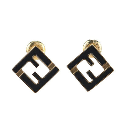 中古 フェンディ ピアス レディース ブランド FENDI  フォーエバーフェンディ 8AK320 ブラック アクセサリー USDFE118392011