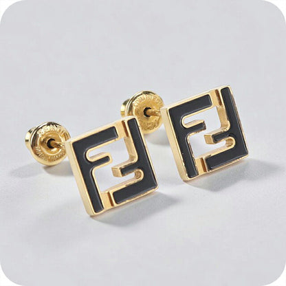 中古 フェンディ ピアス レディース ブランド FENDI  フォーエバーフェンディ 8AK320 ブラック アクセサリー USDFE118392011