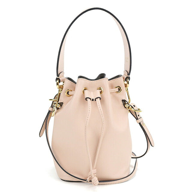 中古 フェンディ ハンドバッグ レディース ブランド FENDI  ミニ モントレゾール 2WAY レザー 8BS010 ピンク USDFE118540011