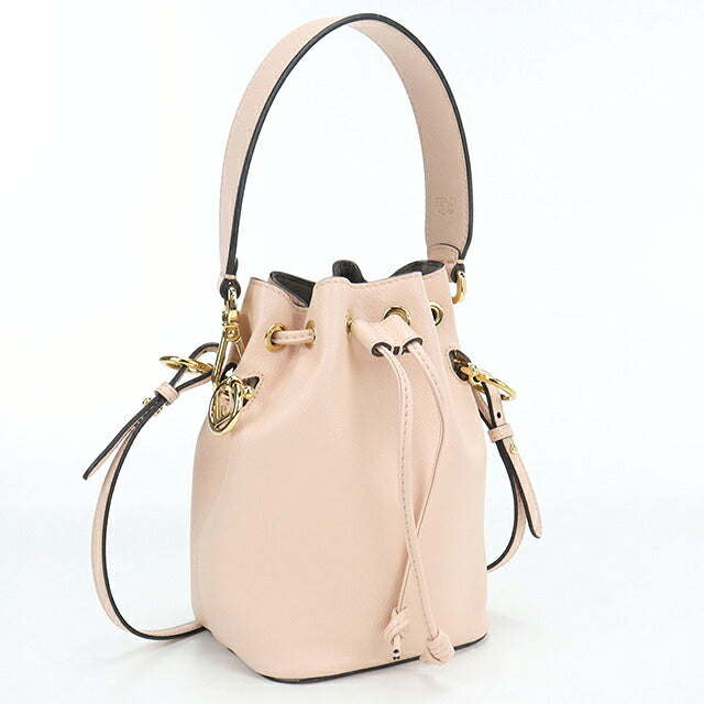 中古 フェンディ ハンドバッグ レディース ブランド FENDI  ミニ モントレゾール 2WAY レザー 8BS010 ピンク USDFE118540011