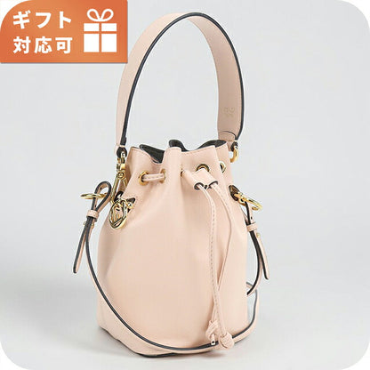 中古 フェンディ ハンドバッグ レディース ブランド FENDI  ミニ モントレゾール 2WAY レザー 8BS010 ピンク USDFE118540011