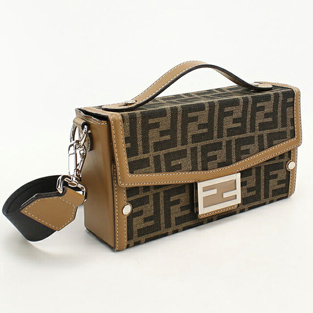 フェンディ ハンドバッグ メンズ ブランド FENDI バゲット ソフトトランク 2WAY 7VA565 AFBV ブラウン USDFE119327011