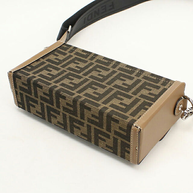 フェンディ ハンドバッグ メンズ ブランド FENDI バゲット ソフトトランク 2WAY 7VA565 AFBV ブラウン USDFE119327011