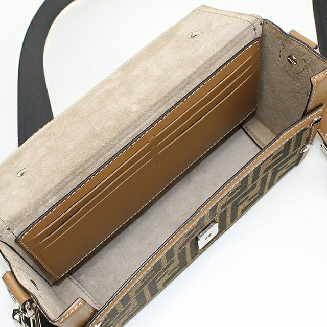 フェンディ ハンドバッグ メンズ ブランド FENDI バゲット ソフトトランク 2WAY 7VA565 AFBV ブラウン USDFE119327011