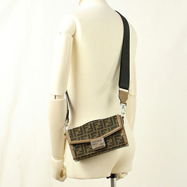 フェンディ ハンドバッグ メンズ ブランド FENDI バゲット ソフトトランク 2WAY 7VA565 AFBV ブラウン USDFE119327011
