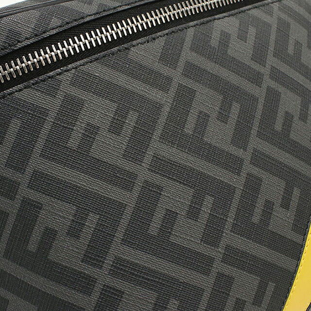 フェンディ ボディバッグ メンズ ブランド FENDI ダイアゴナル ベルトバッグ 7VA562 ALKA ブラック USDFE119364011