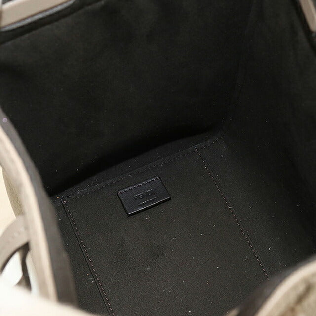 中古 フェンディ ショルダーバッグ レディース ブランド FENDI  オリガミ ミニ 8BS083 APZA グレー USDFE119390011