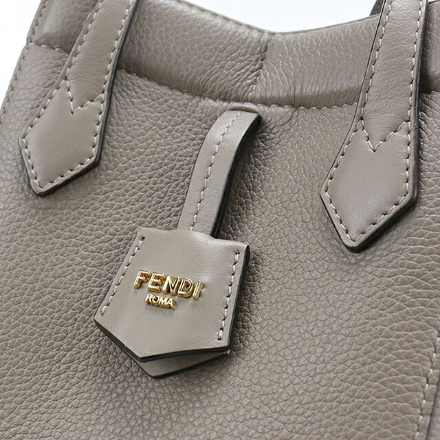 中古 フェンディ ショルダーバッグ レディース ブランド FENDI  オリガミ ミニ 8BS083 APZA グレー USDFE119390011
