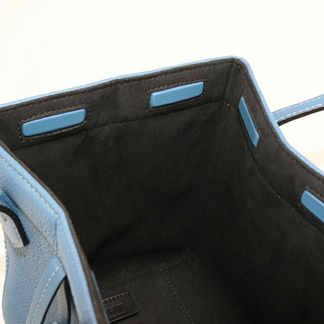 中古 フェンディ ショルダーバッグ レディース ブランド FENDI ズッカ オリガミ ミニ 8BS083 AUQ7 F1SKL ブルー USDFE119408011