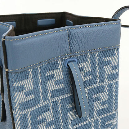 中古 フェンディ ショルダーバッグ レディース ブランド FENDI ズッカ オリガミ ミニ 8BS083 AUQ7 F1SKL ブルー USDFE119408011