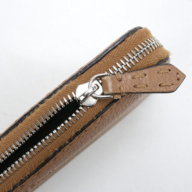 中古 フェンディ 長財布ラウンドファスナー レディース ブランド FENDI セレリア  8M0299 SFR ブラウン USDFE119433011