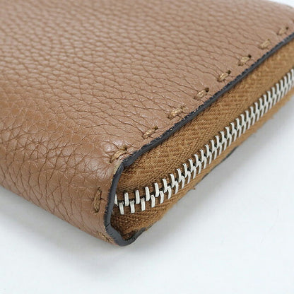中古 フェンディ 長財布ラウンドファスナー レディース ブランド FENDI セレリア  8M0299 SFR ブラウン USDFE119433011