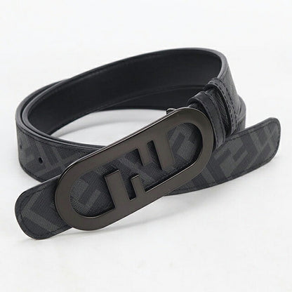 中古 フェンディ ベルト メンズ ブランド FENDI FFモチーフ ズッカ リバーシブル 7C0475 ブラック USDFE119436011