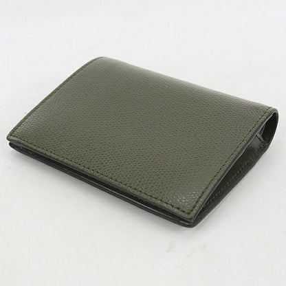 中古 フェンディ 二つ折り財布 二折財布 コンパクト レディース ブランド FENDI エフ イズ フェンディ スモール ウォレット 8M0387 カーキ USDFE119449011
