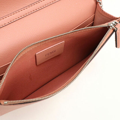 中古 フェンディ チェーンウォレット レディース ブランド FENDI エフ イズ フェンディ  8BS006 ピンク USDFE119456011