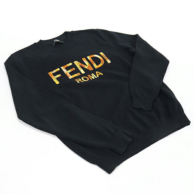 中古 フェンディ ニット メンズ ブランド FENDI  ニット FAE536 ABT9 ブラック USDFE120217011