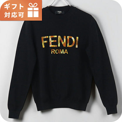 中古 フェンディ ニット メンズ ブランド FENDI  ニット FAE536 ABT9 ブラック USDFE120217011