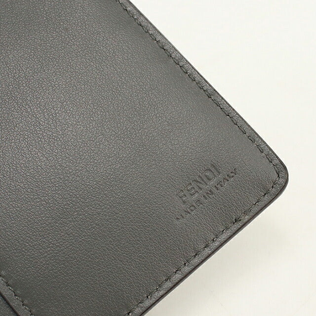 中古 フェンディ 長財布二折 レディース ブランド FENDI オーロック コンチネンタルウォレット レザー 8M0470 グレー USDFE120627011