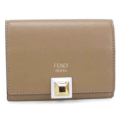 中古 フェンディ 名刺入れ レディース ブランド FENDI  カードケース 8M0217 ブラウン USDFE121235011