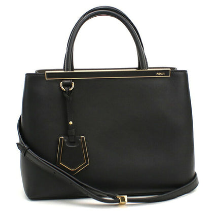中古 フェンディ ハンドバッグ レディース ブランド FENDI プチ トゥージュール 2WAY 8BH253 ブラック USDFE121416011