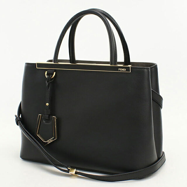 中古 フェンディ ハンドバッグ レディース ブランド FENDI プチ トゥージュール 2WAY 8BH253 ブラック USDFE121416011