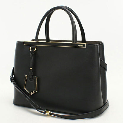 中古 フェンディ ハンドバッグ レディース ブランド FENDI プチ トゥージュール 2WAY 8BH253 ブラック USDFE121416011