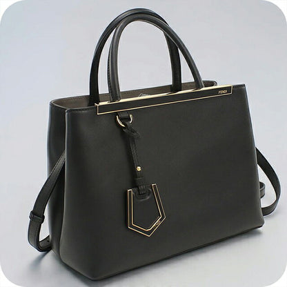 中古 フェンディ ハンドバッグ レディース ブランド FENDI プチ トゥージュール 2WAY 8BH253 ブラック USDFE121416011