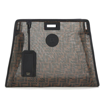 中古 フェンディ ハンドバッグ レディース ブランド FENDI ピーカブー ディフェンダー 7AR718 ブラウン バッグ USDFE88639011