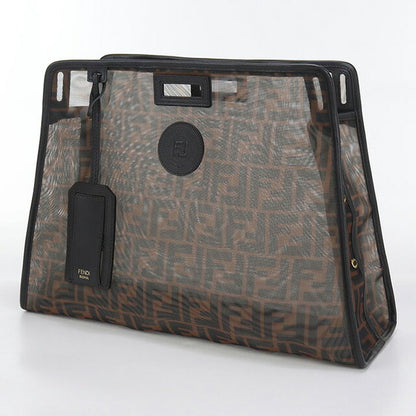 中古 フェンディ ハンドバッグ レディース ブランド FENDI ピーカブー ディフェンダー 7AR718 ブラウン バッグ USDFE88639011
