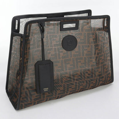 中古 フェンディ ハンドバッグ レディース ブランド FENDI ピーカブー ディフェンダー 7AR718 ブラウン バッグ USDFE88639011