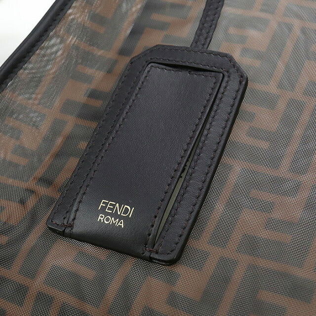 中古 フェンディ ハンドバッグ レディース ブランド FENDI ピーカブー ディフェンダー 7AR718 ブラウン バッグ USDFE88639011