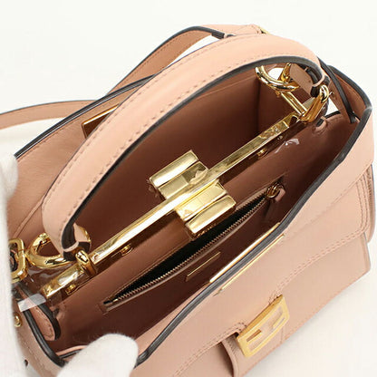 中古 フェンディ ハンドバッグ レディース ブランド FENDI ピーカブー ピーカブー ミニ 8BN244 ピンク USDFE88983011