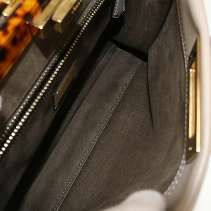 中古 フェンディ ハンドバッグ レディース ブランド FENDI ピーカブー 2WAY レザー 8BN290 3ZL F0E65 グレー バッグ USDFE91585011