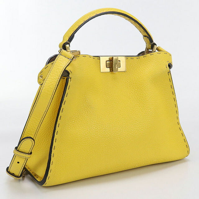 中古 フェンディ ハンドバッグ レディース ブランド FENDI バイザウェイ ミニ レザー 8BL135 5QJ グレー バッグ