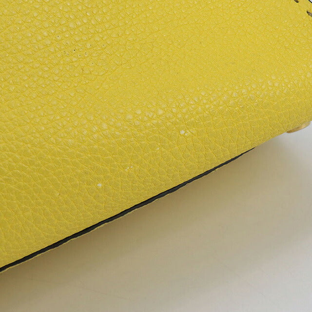中古 フェンディ ハンドバッグ レディース ブランド FENDI 2WAYハンドバッグ レザー 8BN302 イエロー バッグ USDFE92000011