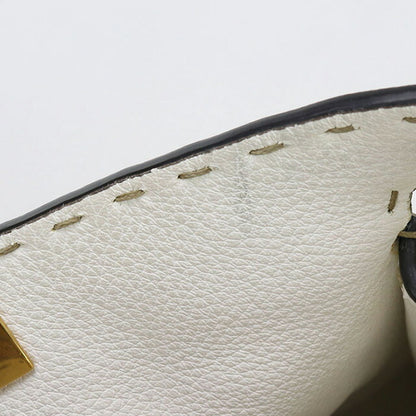 中古 フェンディ ハンドバッグ レディース ブランド FENDI 2WAYハンドバッグ レザー 8BN302 イエロー バッグ USDFE92000011