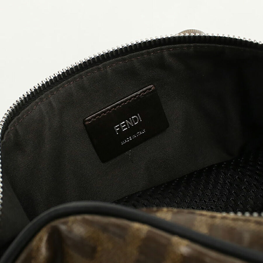 中古 フェンディ ボディバッグ ユニセックス ブランド FENDI ズッカ ベルトバッグ 7VA446 ブラウン バッグ USDFE93612011