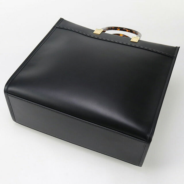 中古 フェンディ トートバッグ レディース ブランド FENDI サンシャイン ミディアム 8BH386 ブラック バッグ USDFE95395011