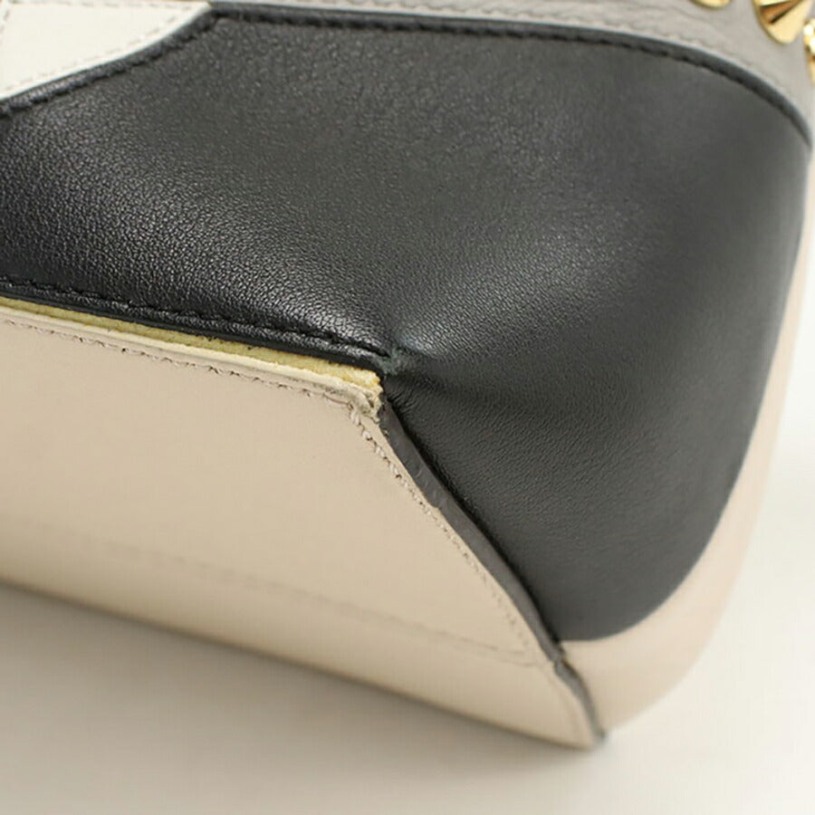 中古 フェンディ ハンドバッグ レディース ブランド FENDI バグズ モンスターアイ バイ ザ ウェイ ミディアム 8BL124 A1FV ベージュ バッグ USDFE95911011