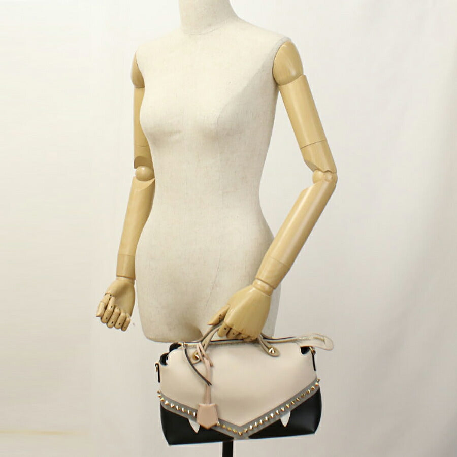 中古 フェンディ ハンドバッグ レディース ブランド FENDI バグズ モンスターアイ バイ ザ ウェイ ミディアム 8BL124 A1FV ベージュ バッグ USDFE95911011