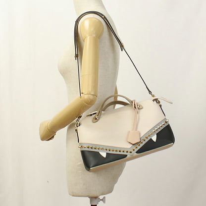 中古 フェンディ ハンドバッグ レディース ブランド FENDI バグズ モンスターアイ バイ ザ ウェイ ミディアム 8BL124 A1FV ベージュ バッグ USDFE95911011