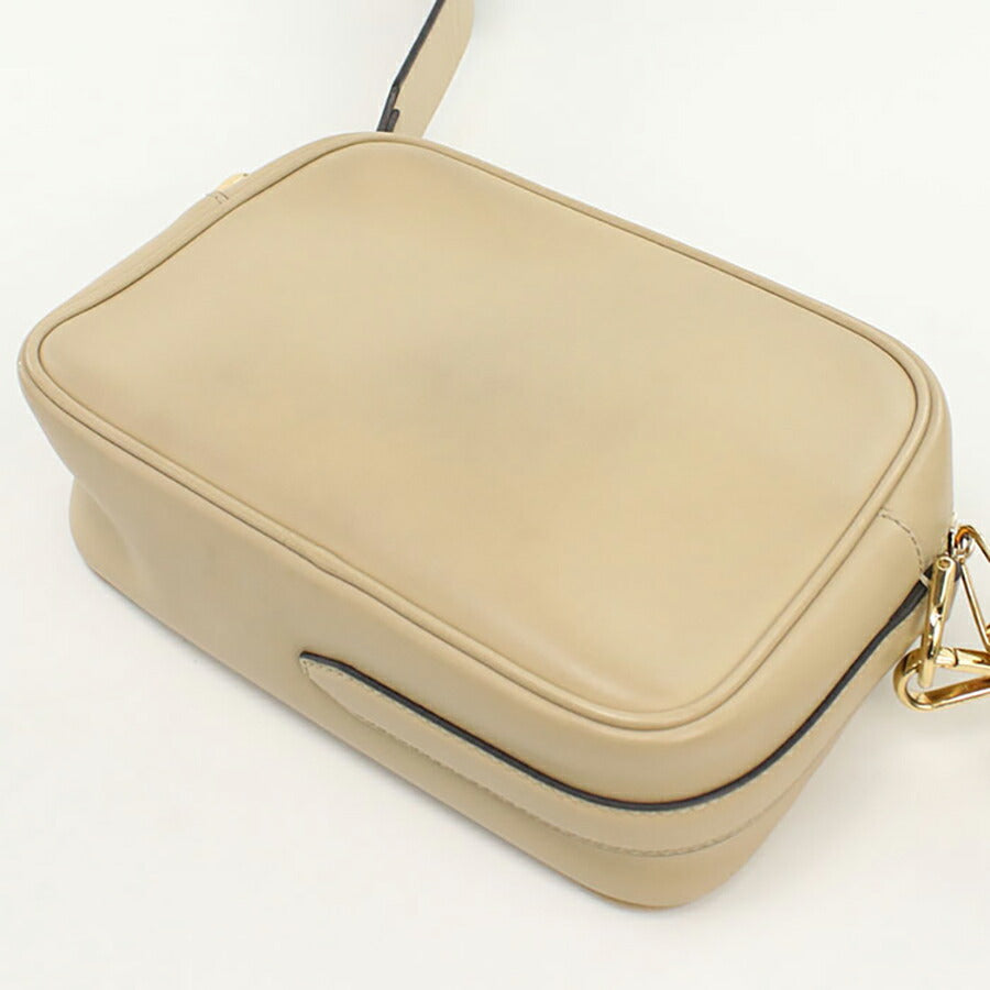 中古 フェンディ 斜め掛け ショルダーバッグ レディース ブランド FENDI ショルダーバッグ レザー 8BT287 ベージュ バッグ USDFE96110011